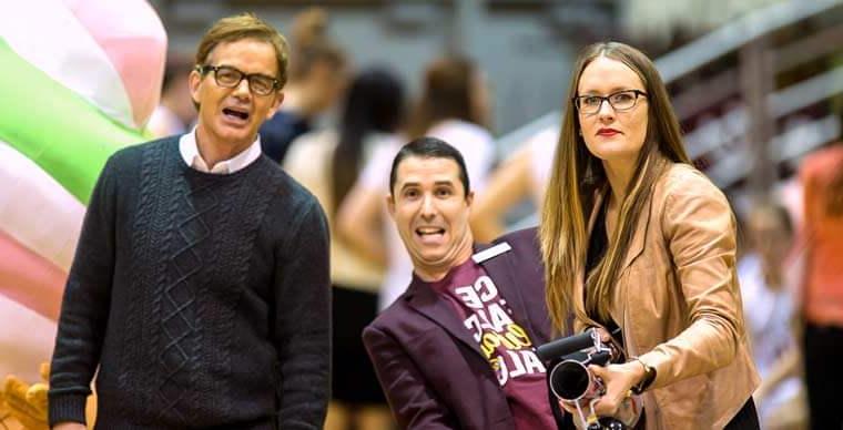 SPU Alumni of the Year at Homecoming Basketball Game